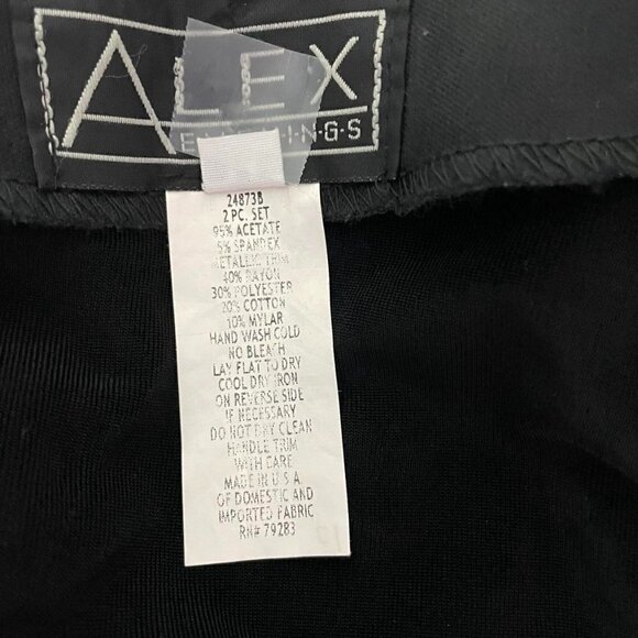 Alex Evenings Medium Top Blouse Wedding Cocktail Party Cover Blazer Kimono - Picture 6 of 6